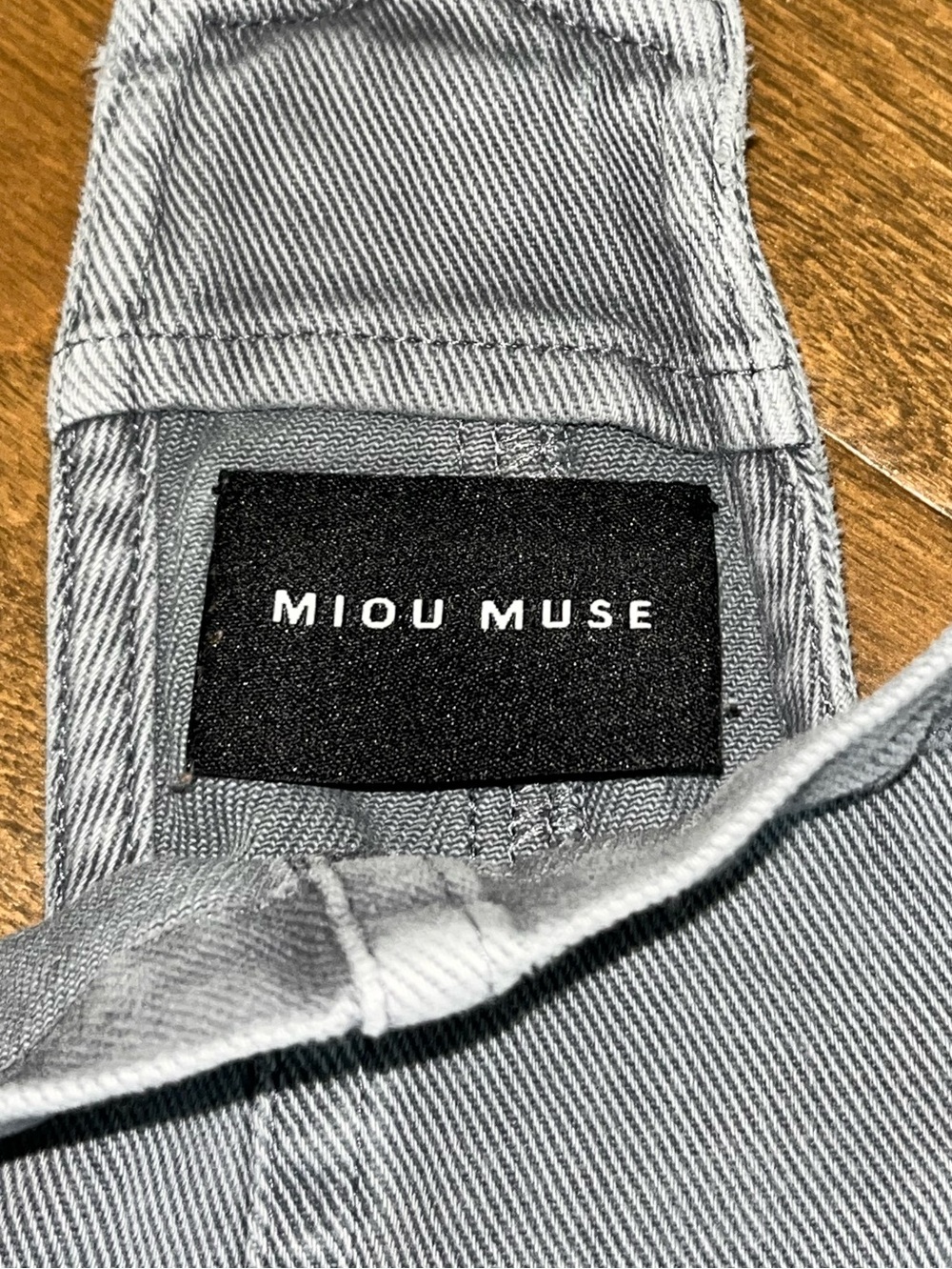 Miou Muse Women’s Overalls / Romper Light Blue Cotton Size Small - Picture 6 of 12